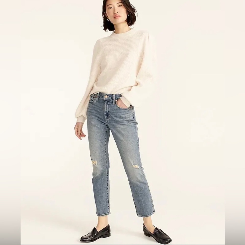 NWT J.Crew slim boyfriend jean in tinted indigo wash size 26T